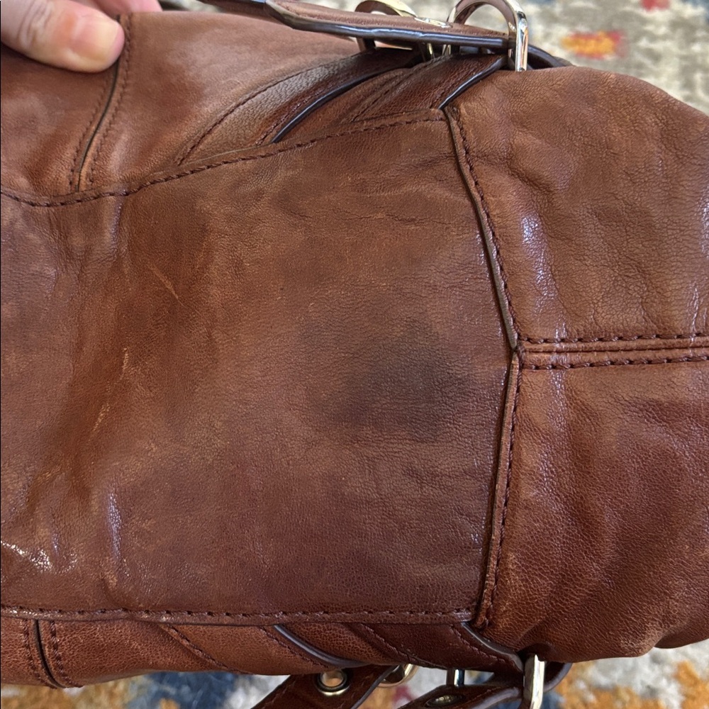 Michael Kors purse Milo Leather satchel - Picture 2 of 7